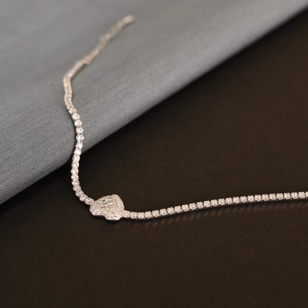 Silver Sparkle Stone Bracelet