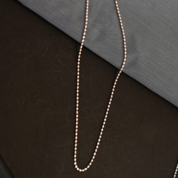Rose Gold Beaded Necklace
