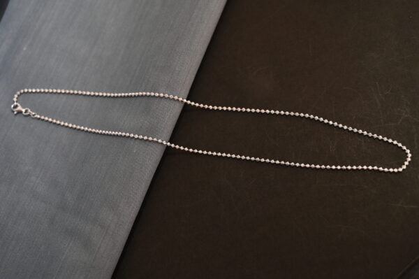 Minimal Bead Silver Chain