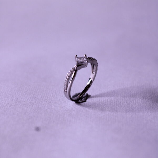 Silver Dazzling Charm Ring