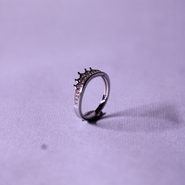 925 sterling silver crown ring for women's and girls
