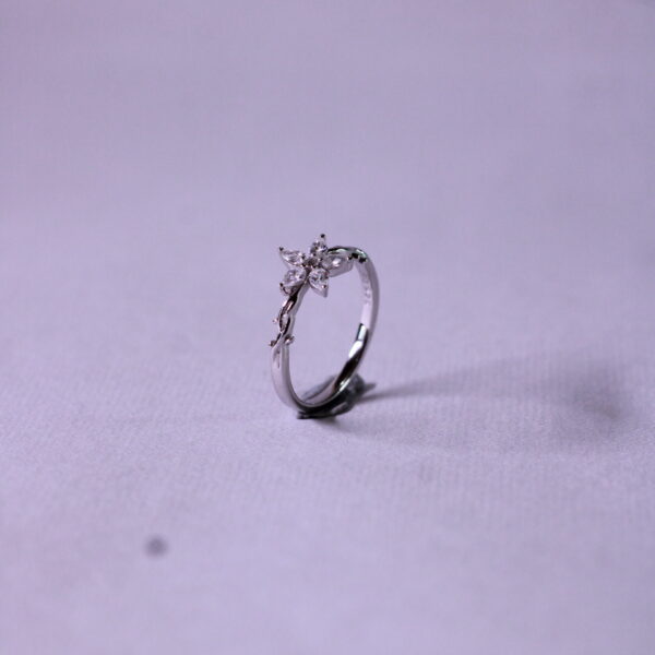 Sterling Silver Crystal Band