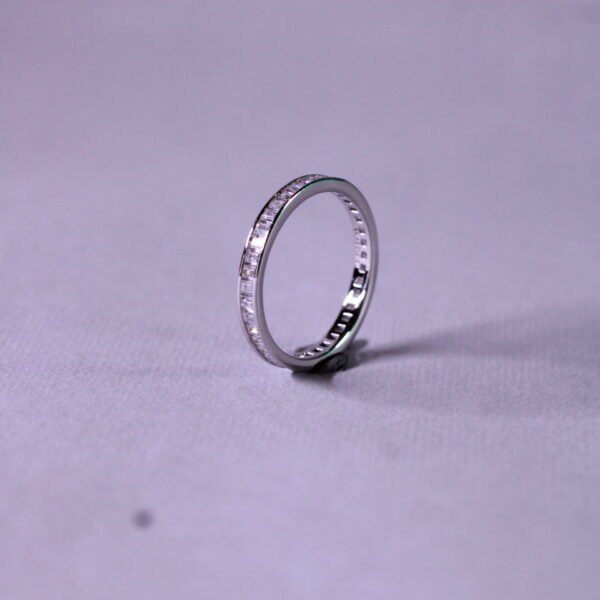 Silver Radiant Sparkle Band