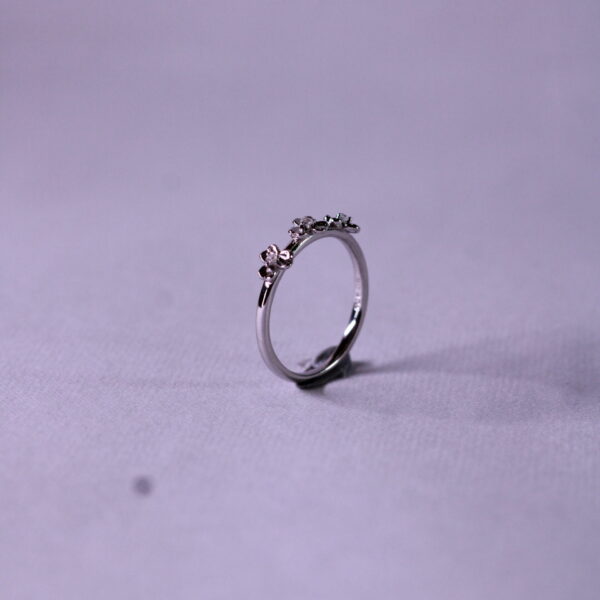 Silver Radiant Glow Ring