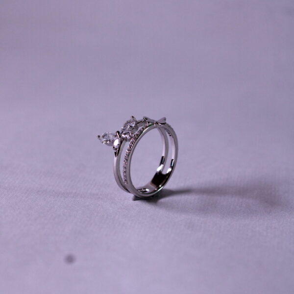 925 Sterling silver butterfly ring for girls and womens