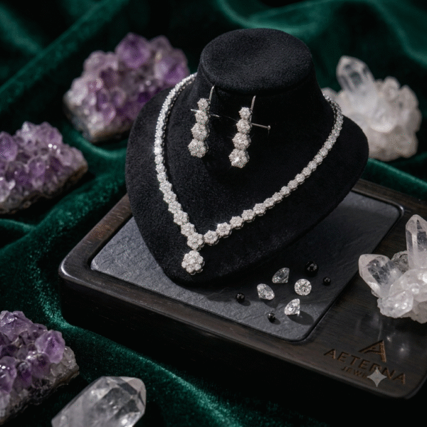 Silver necklace for girls